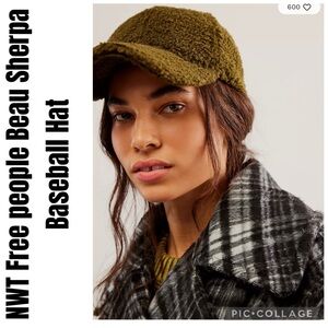 Free people Beau Sherpa Baseball Hat